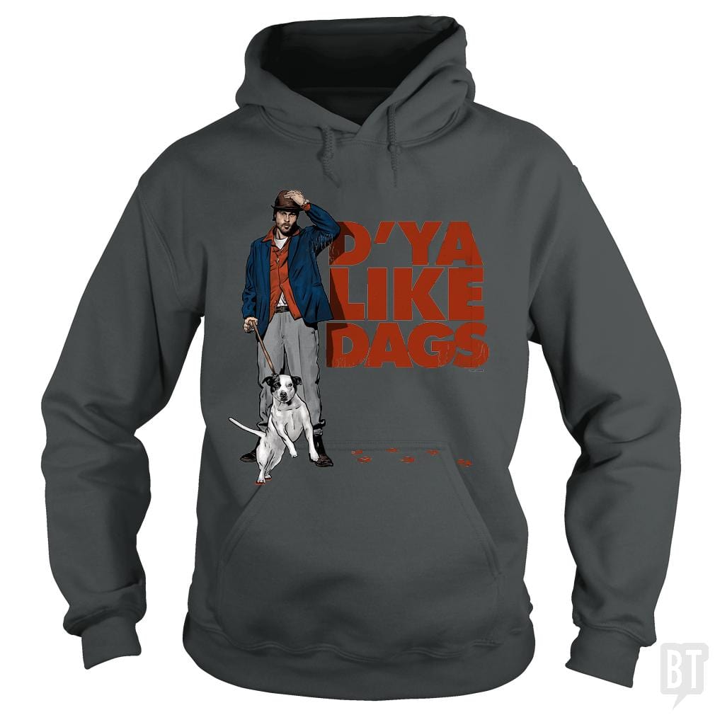 SunFrog-Busted PennyTees Hoodie / Dark Heather / S D'Ya Like Dags?