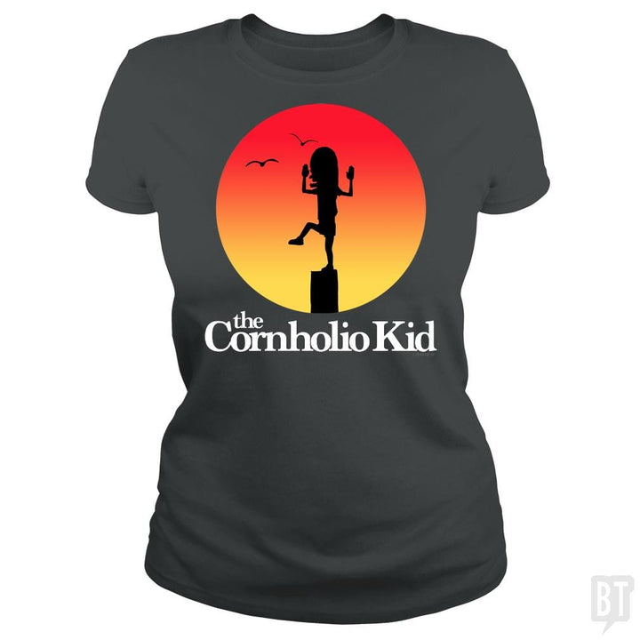 SunFrog-Busted PennyTees Classic Ladies Tee / Dark Heather / S The Cornholio Kid