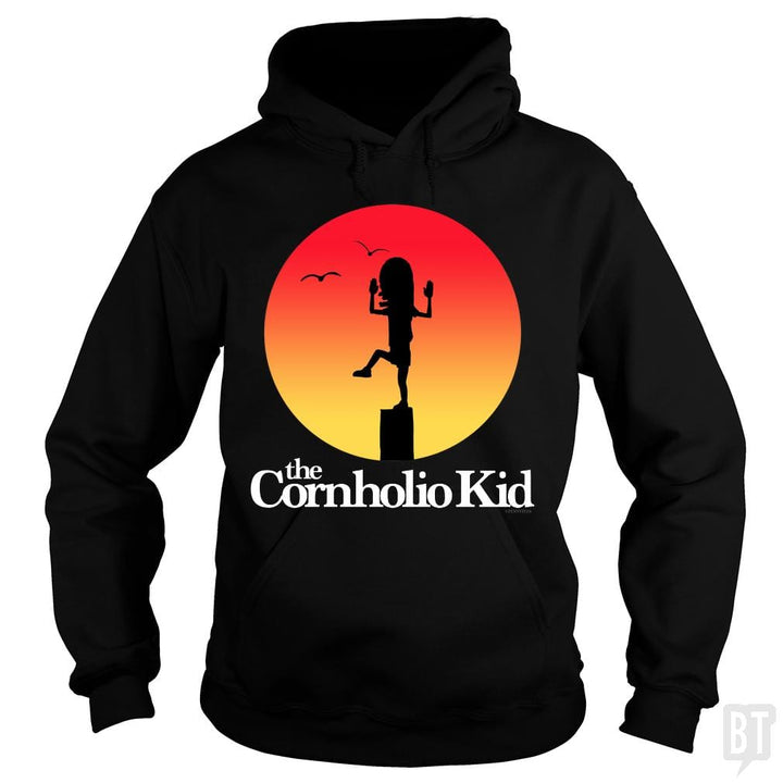 SunFrog-Busted PennyTees Hoodie / Black / S The Cornholio Kid