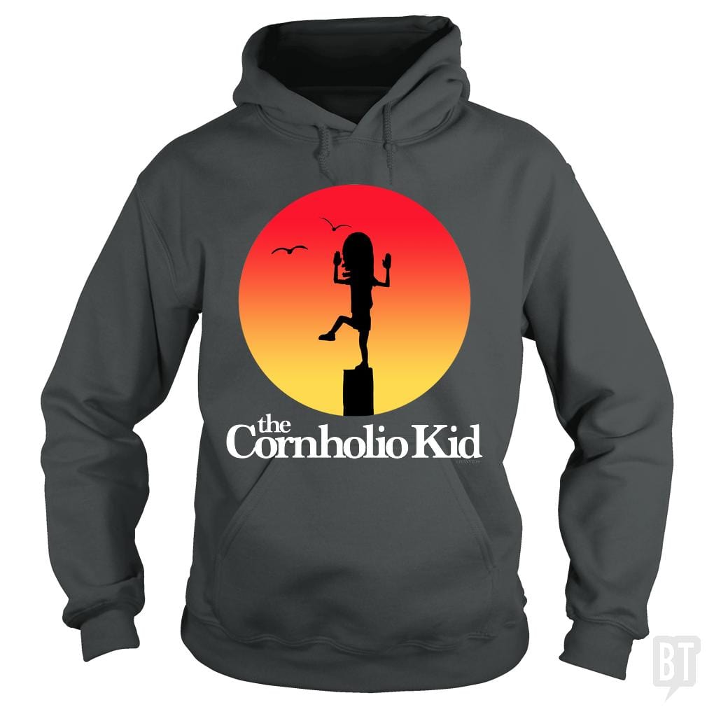 SunFrog-Busted PennyTees Hoodie / Dark Heather / S The Cornholio Kid