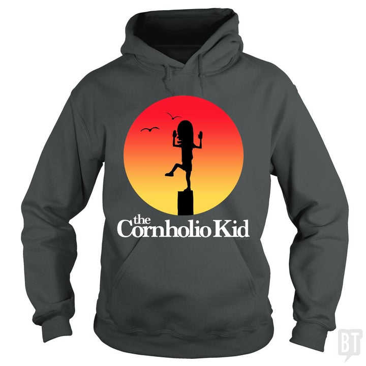 SunFrog-Busted PennyTees Hoodie / Dark Heather / S The Cornholio Kid