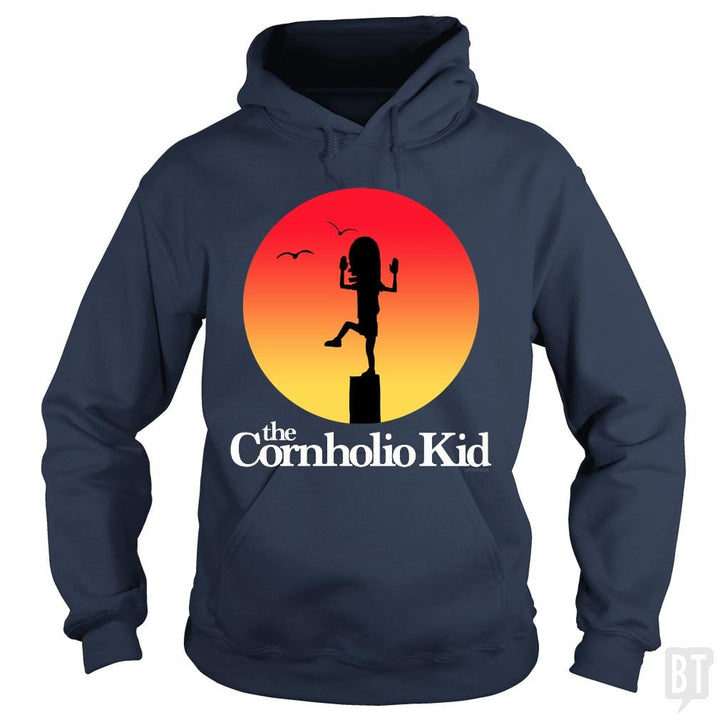 SunFrog-Busted PennyTees Hoodie / Navy Blue / S The Cornholio Kid