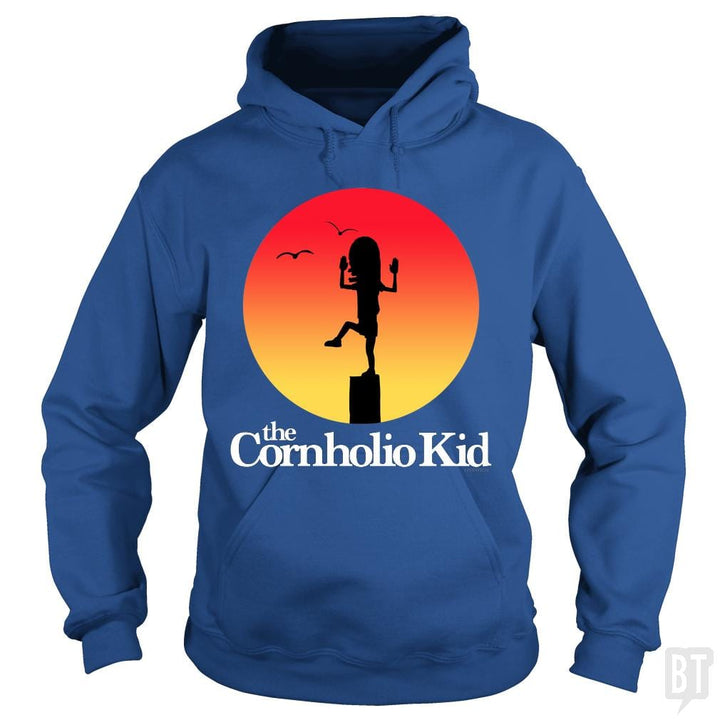 SunFrog-Busted PennyTees Hoodie / Royal Blue / S The Cornholio Kid