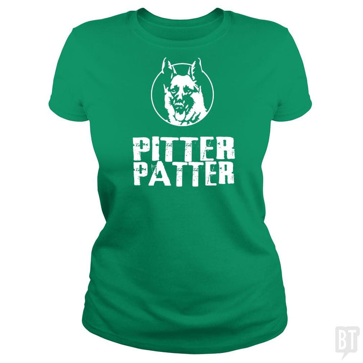 SunFrog-Busted Platinumshop Classic Ladies Tee / Irish Green / S letterkenny pitter patter