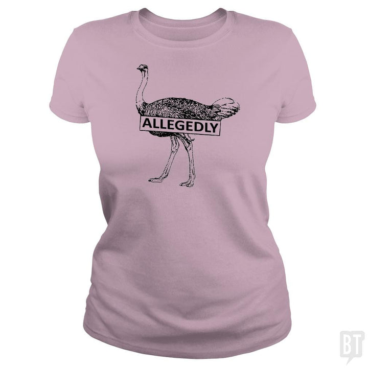 SunFrog-Busted Platinumshop Classic Ladies Tee / Light Pink / S letterkenny pitter patter Allegedly