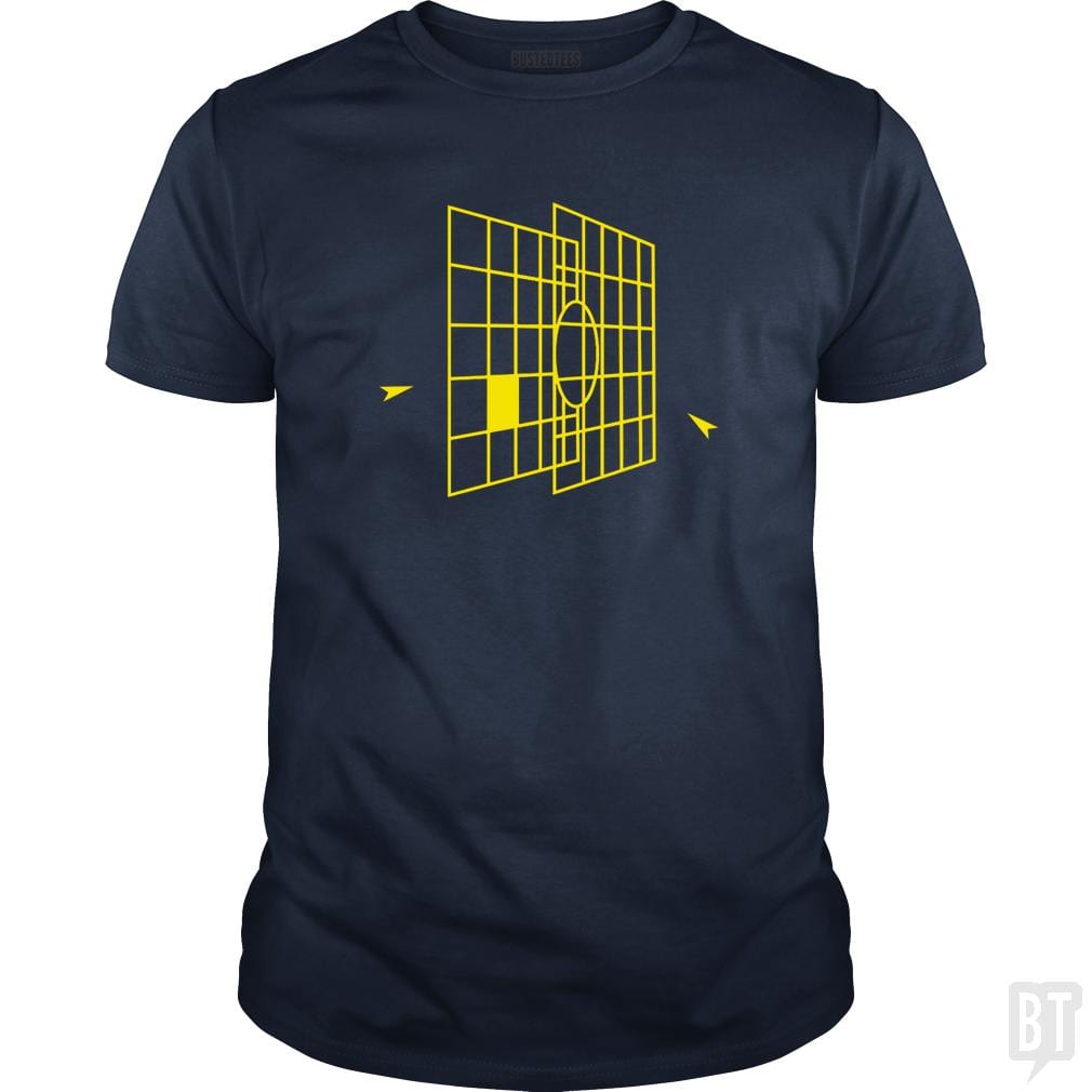 SunFrog-Busted Platinumshop Classic Guys / Unisex Tee / Navy Blue / S Millennium Falcon Targeting Computer