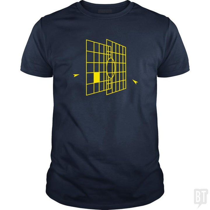 SunFrog-Busted Platinumshop Classic Guys / Unisex Tee / Navy Blue / S Millennium Falcon Targeting Computer