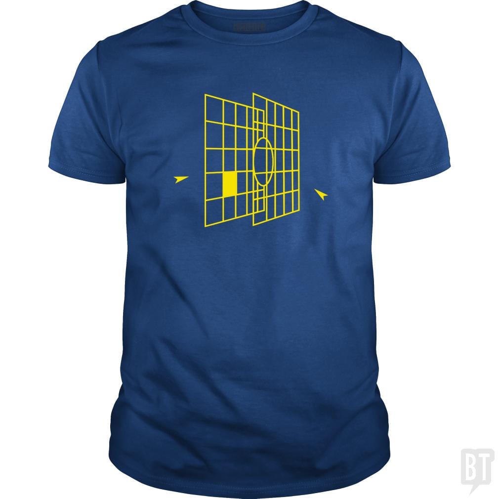 SunFrog-Busted Platinumshop Classic Guys / Unisex Tee / Royal Blue / S Millennium Falcon Targeting Computer