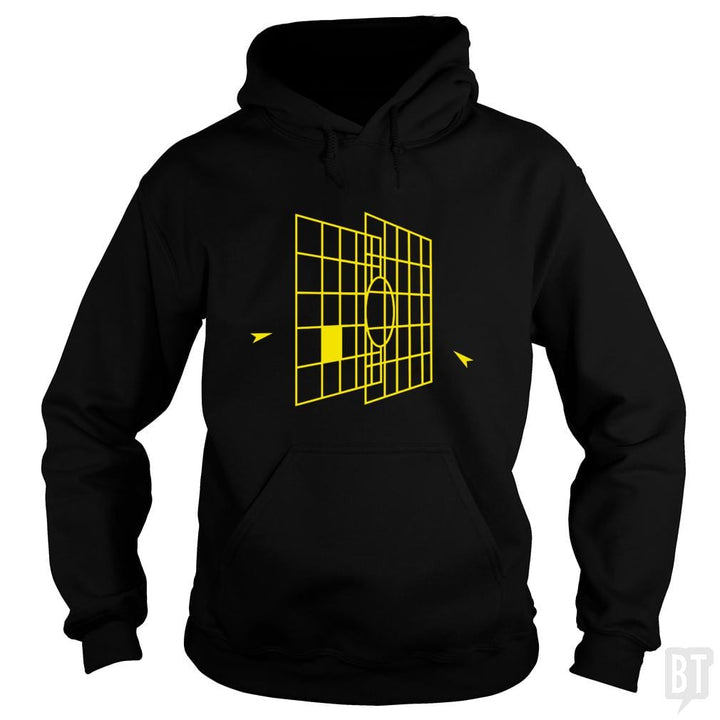 SunFrog-Busted Platinumshop Hoodie / Black / S Millennium Falcon Targeting Computer