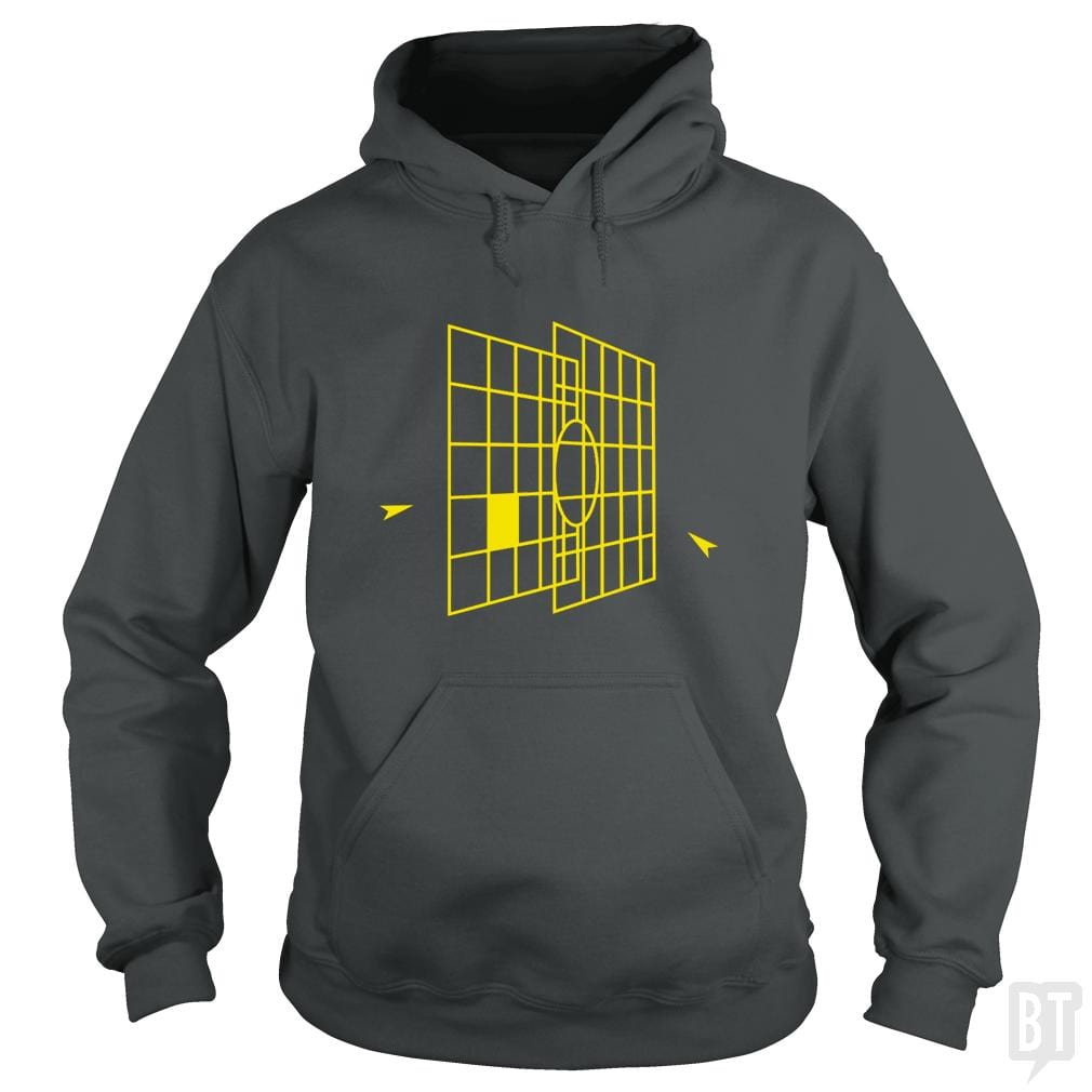 SunFrog-Busted Platinumshop Hoodie / Dark Heather / S Millennium Falcon Targeting Computer