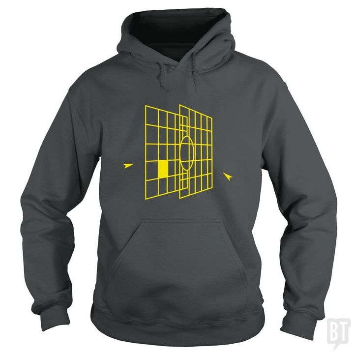 SunFrog-Busted Platinumshop Hoodie / Dark Heather / S Millennium Falcon Targeting Computer