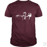 Load image into Gallery viewer, SunFrog-Busted Platinumshop Classic Guys / Unisex Tee / Maroon / S Phanatic And Gritty Shirt
