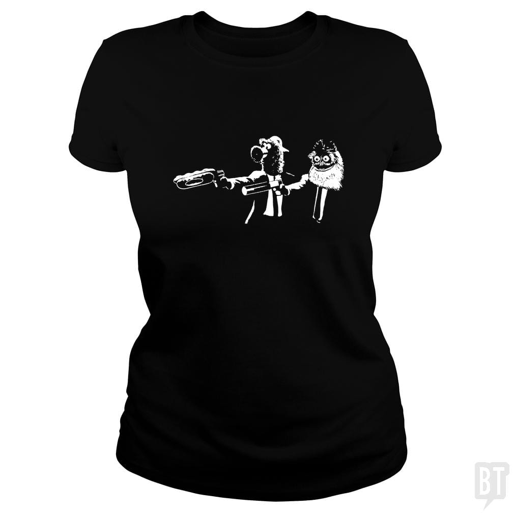 SunFrog-Busted Platinumshop Classic Ladies Tee / Black / S Phanatic And Gritty Shirt