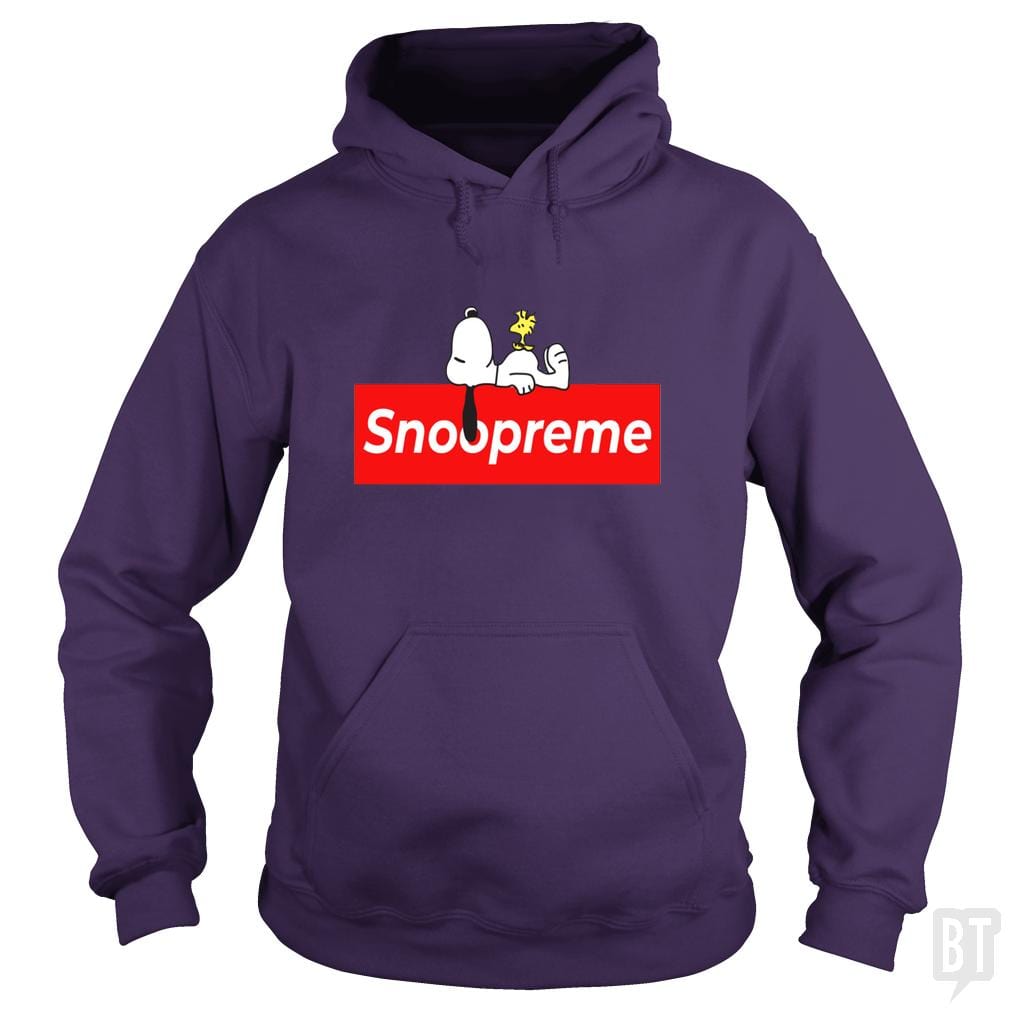 SunFrog-Busted Platinumshop Hoodie / Purple / S Snoopreme Snoopy