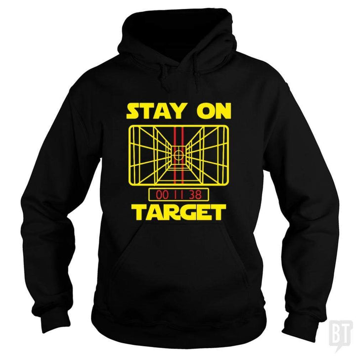 SunFrog-Busted Platinumshop Hoodie / Black / S Stay On Target Stars Funny Great Gift