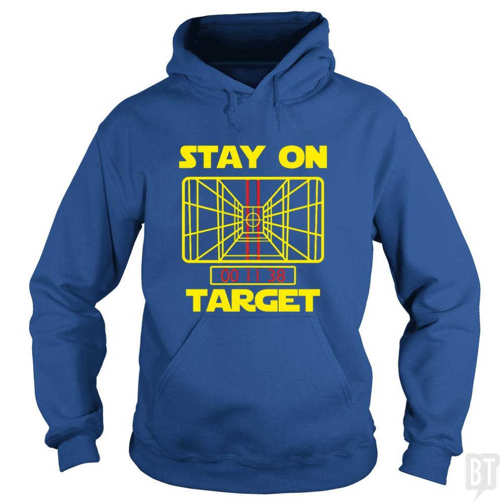 SunFrog-Busted Platinumshop Hoodie / Royal Blue / S Stay On Target Stars Funny Great Gift