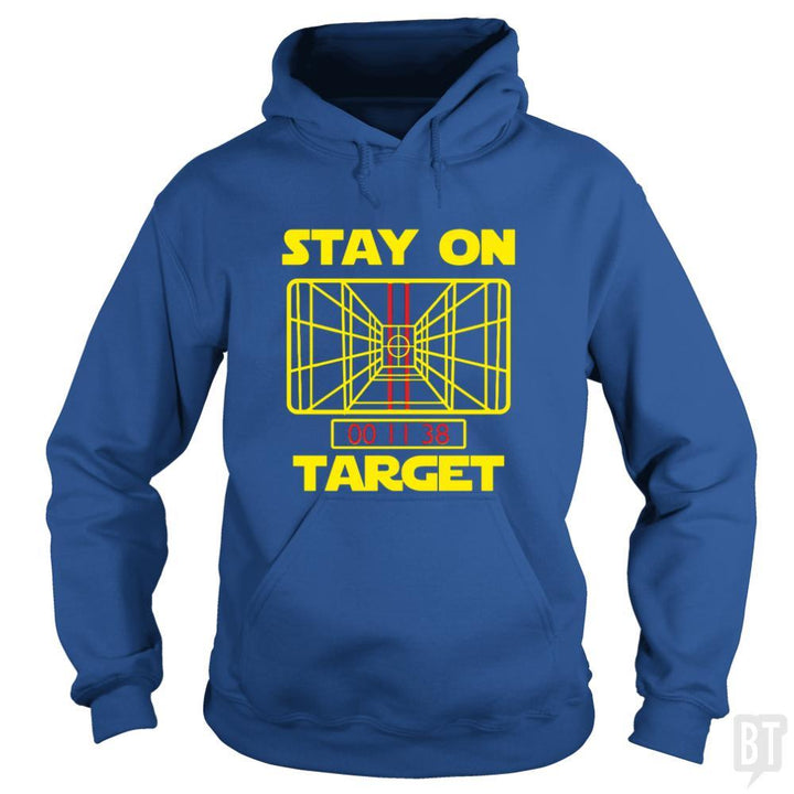 SunFrog-Busted Platinumshop Hoodie / Royal Blue / S Stay On Target Stars Funny Great Gift