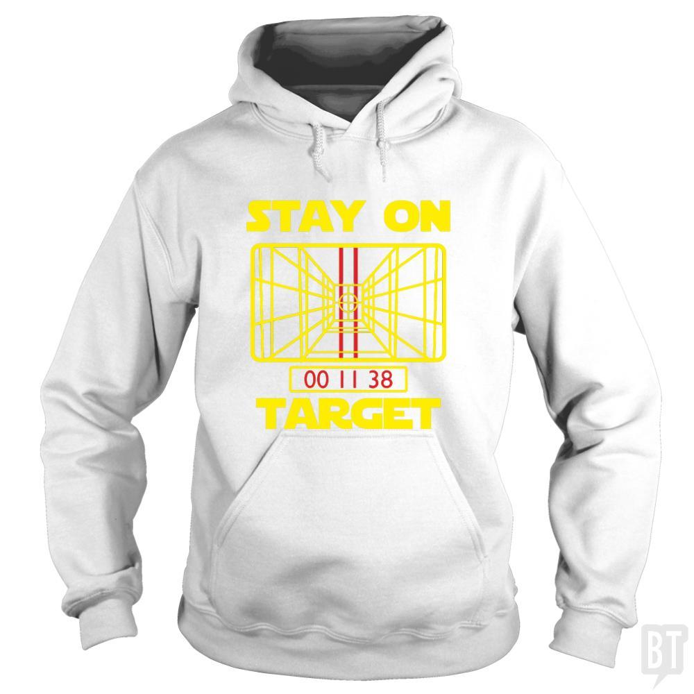 SunFrog-Busted Platinumshop Hoodie / White / S Stay On Target Stars Funny Great Gift