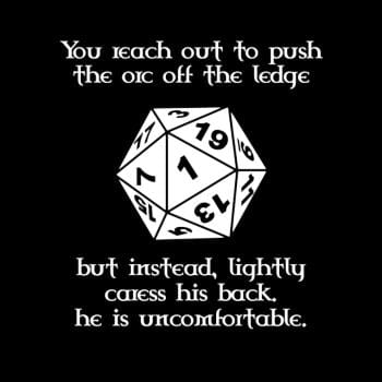 SunFrog-Busted Platinumshop Tabletop RPG Shirts - Funny DND Pushed Critical Fa