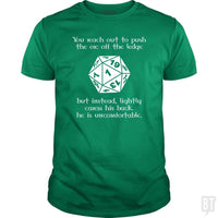 Load image into Gallery viewer, SunFrog-Busted Platinumshop Classic Guys / Unisex Tee / Irish Green / S Tabletop RPG Shirts - Funny DND Pushed Critical Fa

