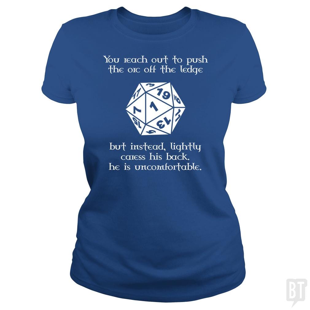Tabletop RPG Shirts - Funny DND Pushed Critical Fa