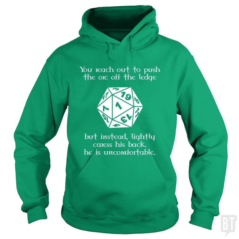 SunFrog-Busted Platinumshop Hoodie / Irish Green / S Tabletop RPG Shirts - Funny DND Pushed Critical Fa