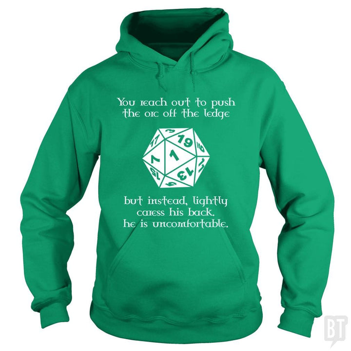 SunFrog-Busted Platinumshop Hoodie / Irish Green / S Tabletop RPG Shirts - Funny DND Pushed Critical Fa