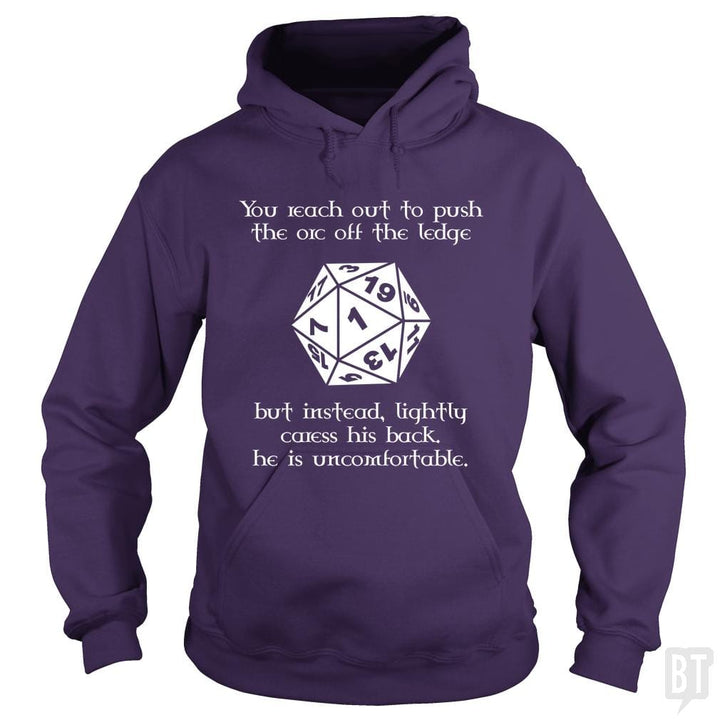 SunFrog-Busted Platinumshop Hoodie / Purple / S Tabletop RPG Shirts - Funny DND Pushed Critical Fa