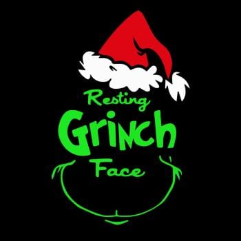 SunFrog-Busted Pro_MemeX Funny Resting Grinch Face Christmas Gift