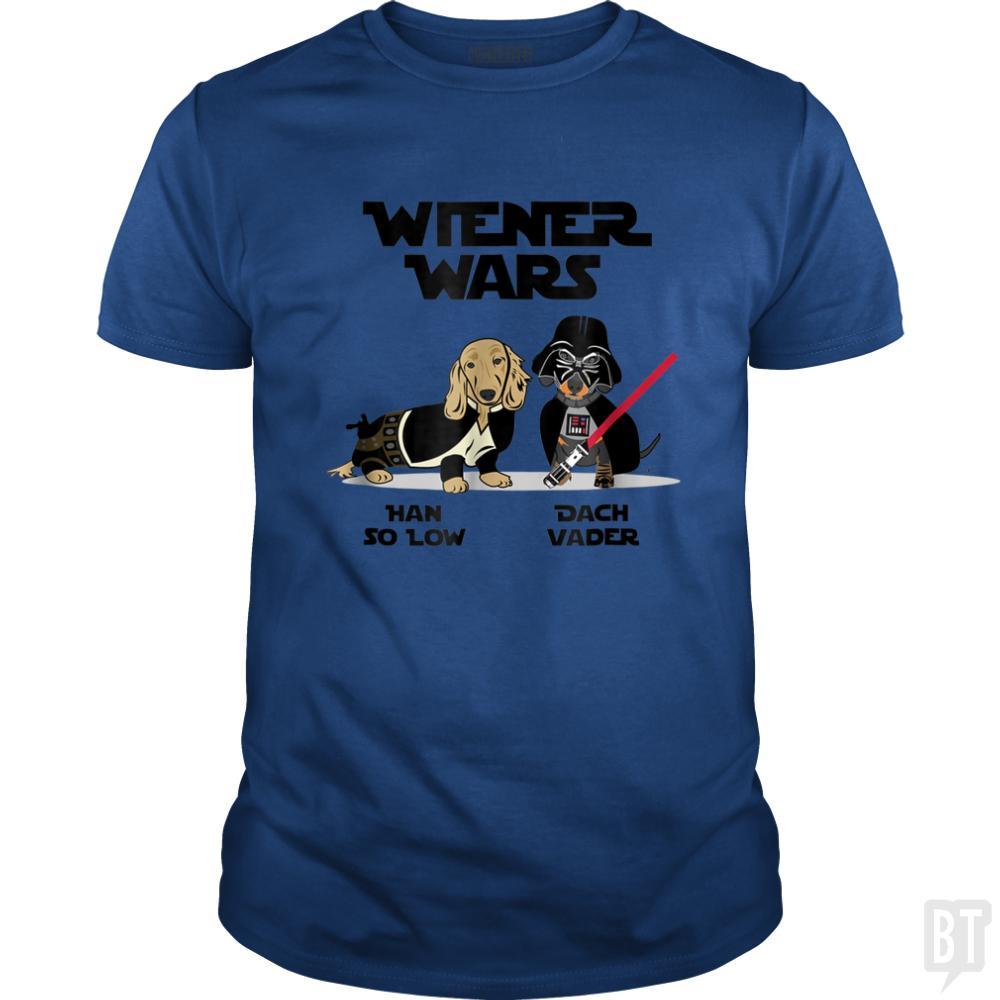 SunFrog-Busted Regina Classic Guys / Unisex Tee / Royal Blue / S Wiener Wars Funny Dachshund