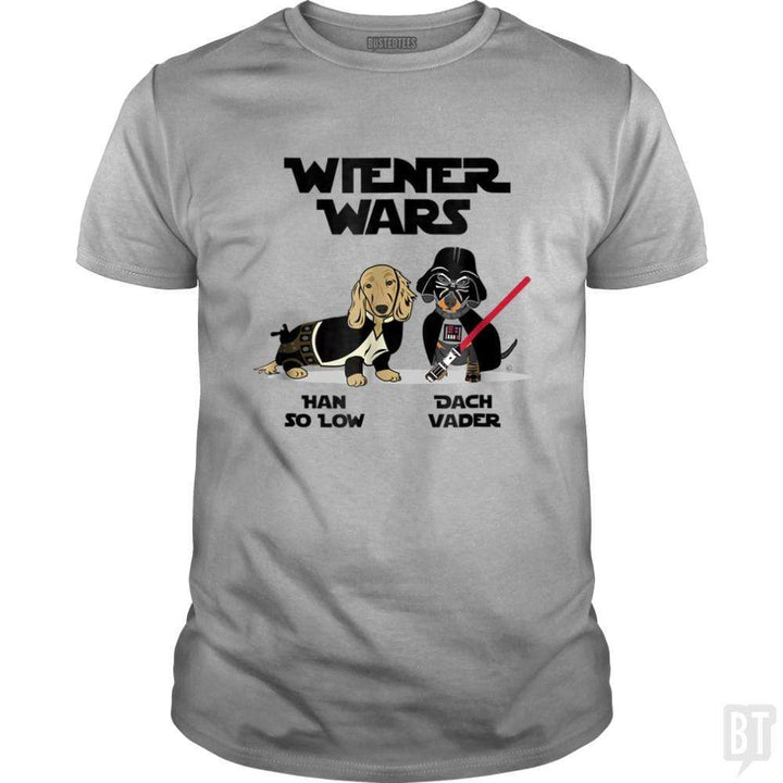 SunFrog-Busted Regina Classic Guys / Unisex Tee / Sport Grey / S Wiener Wars Funny Dachshund