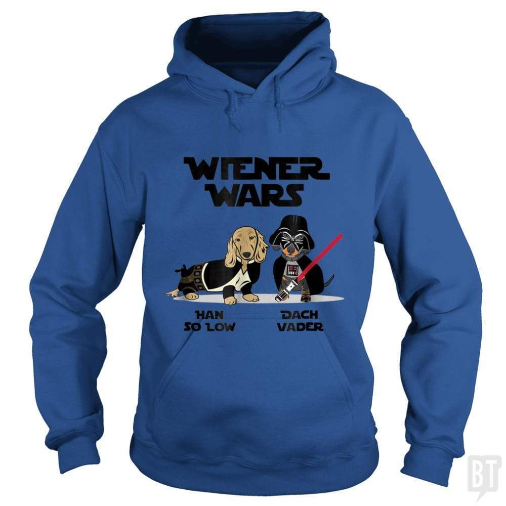 SunFrog-Busted Regina Hoodie / Royal Blue / S Wiener Wars Funny Dachshund