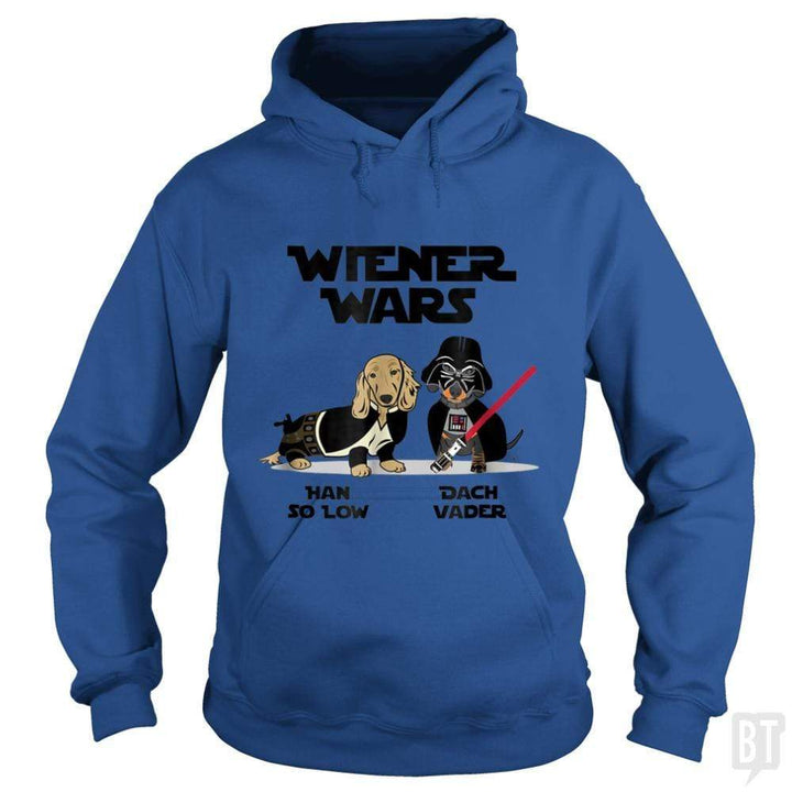 SunFrog-Busted Regina Hoodie / Royal Blue / S Wiener Wars Funny Dachshund