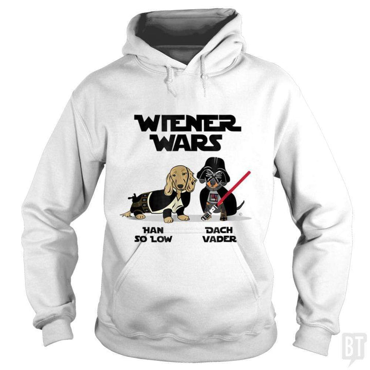SunFrog-Busted Regina Hoodie / White / S Wiener Wars Funny Dachshund