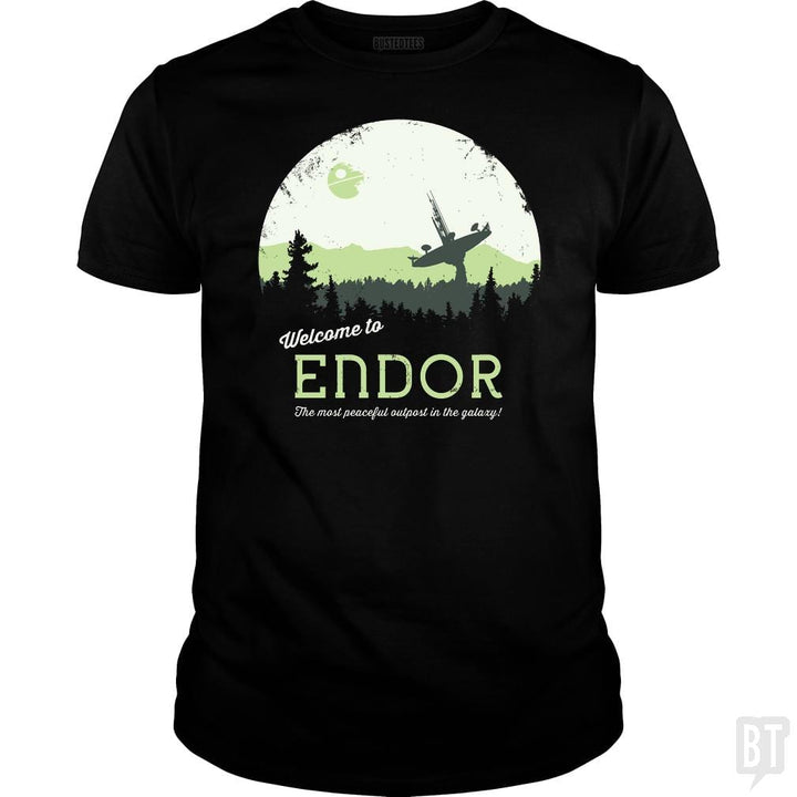 SunFrog-Busted SÃ©bi's Ghosts Classic Guys / Unisex Tee / Black / S Welcome To Endor