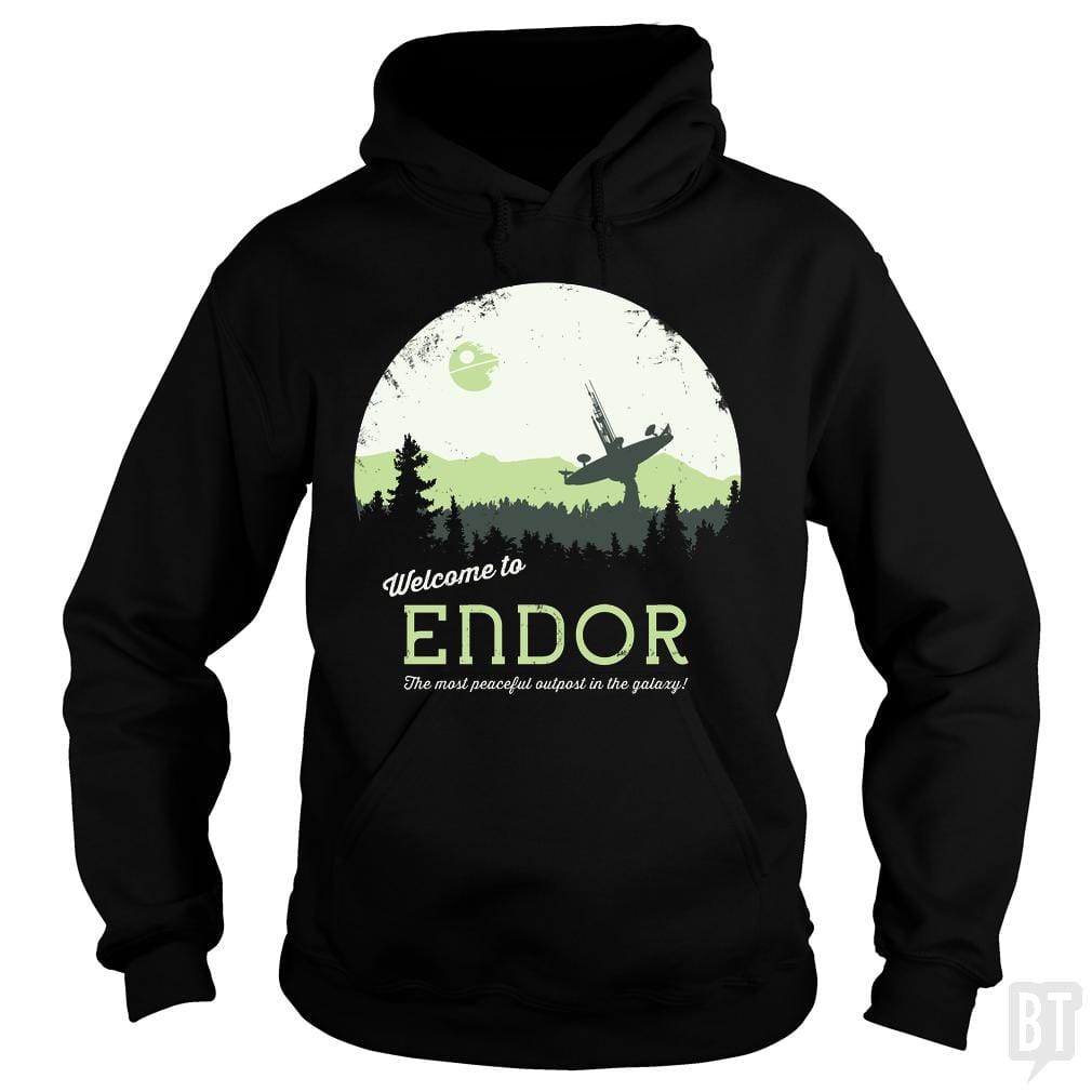 SunFrog-Busted SÃ©bi's Ghosts Hoodie / Black / S Welcome To Endor
