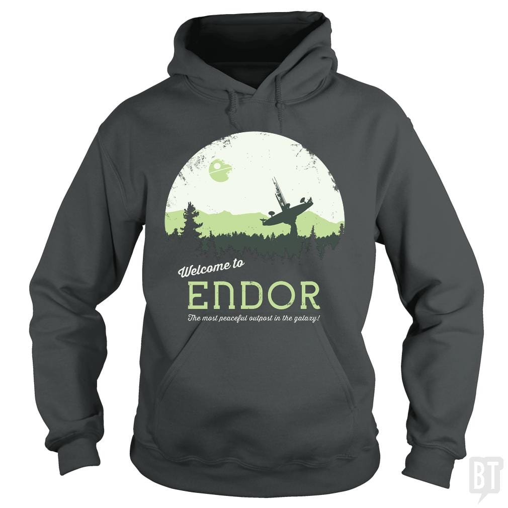 SunFrog-Busted SÃ©bi's Ghosts Hoodie / Dark Heather / S Welcome To Endor