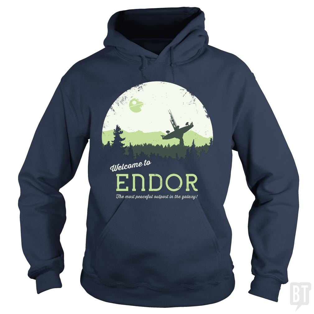 SunFrog-Busted SÃ©bi's Ghosts Hoodie / Navy Blue / S Welcome To Endor