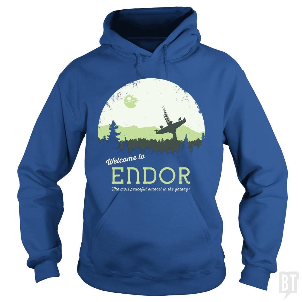 SunFrog-Busted SÃ©bi's Ghosts Hoodie / Royal Blue / S Welcome To Endor