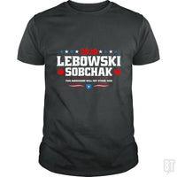 Load image into Gallery viewer, SunFrog-Busted Stationjack Classic Guys / Unisex Tee / Dark Heather / S Lebowski Sobchak 2020
