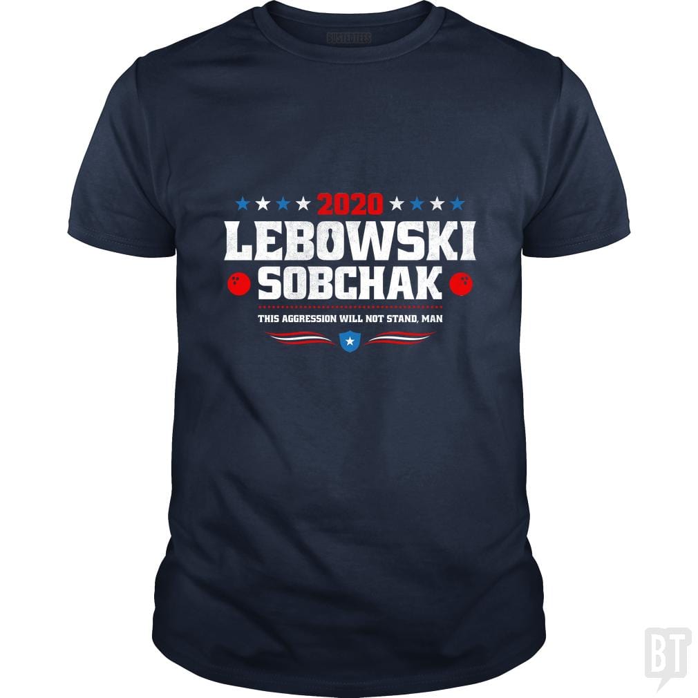 SunFrog-Busted Stationjack Classic Guys / Unisex Tee / Navy Blue / S Lebowski Sobchak 2020