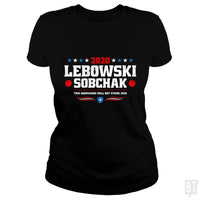 Load image into Gallery viewer, SunFrog-Busted Stationjack Classic Ladies Tee / Black / S Lebowski Sobchak 2020
