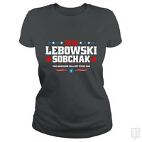 Load image into Gallery viewer, SunFrog-Busted Stationjack Classic Ladies Tee / Dark Heather / S Lebowski Sobchak 2020
