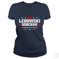 Load image into Gallery viewer, SunFrog-Busted Stationjack Classic Ladies Tee / Navy Blue / S Lebowski Sobchak 2020
