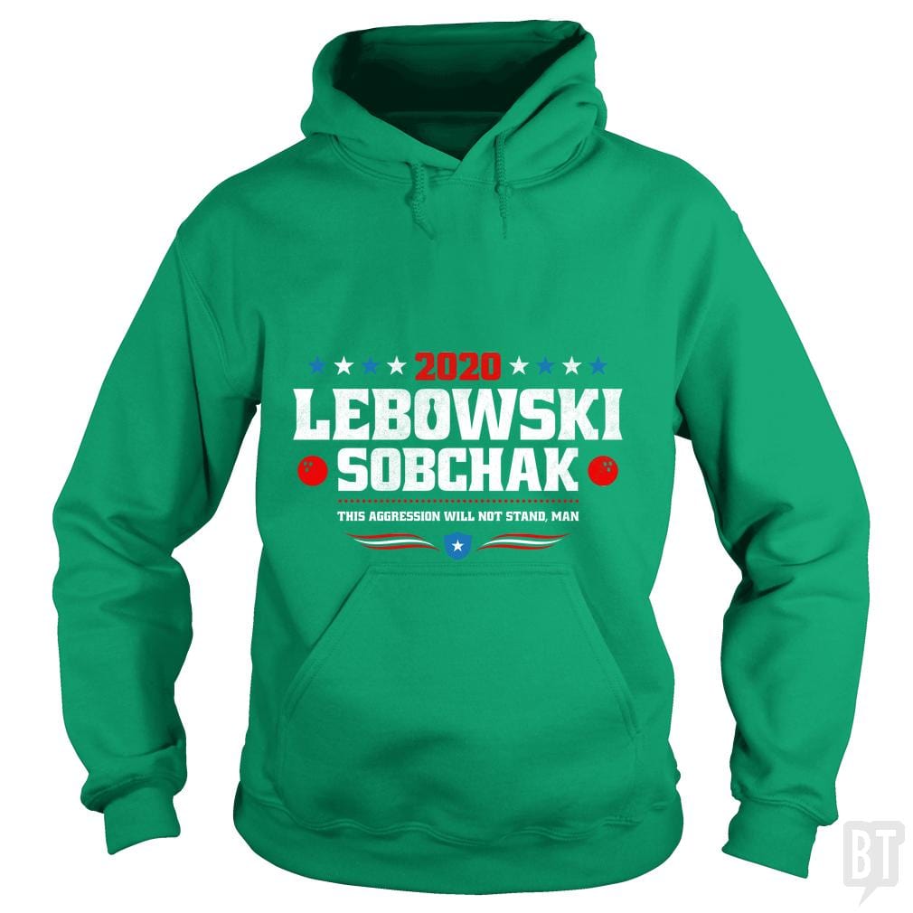 SunFrog-Busted Stationjack Hoodie / Irish Green / S Lebowski Sobchak 2020