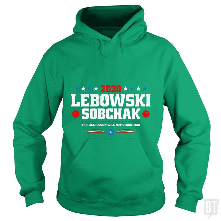 SunFrog-Busted Stationjack Hoodie / Irish Green / S Lebowski Sobchak 2020