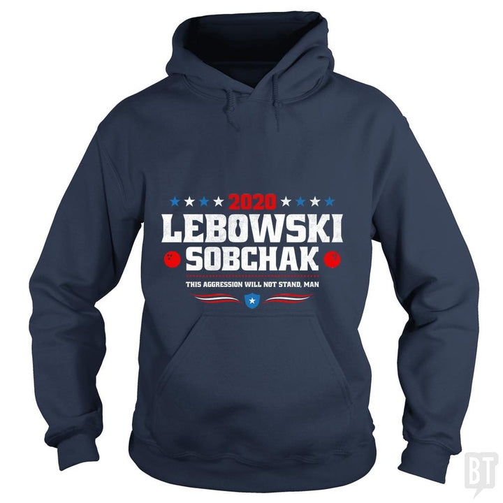 SunFrog-Busted Stationjack Hoodie / Navy Blue / S Lebowski Sobchak 2020