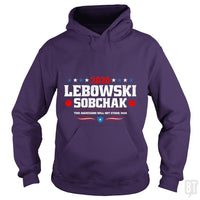 Load image into Gallery viewer, SunFrog-Busted Stationjack Hoodie / Purple / S Lebowski Sobchak 2020
