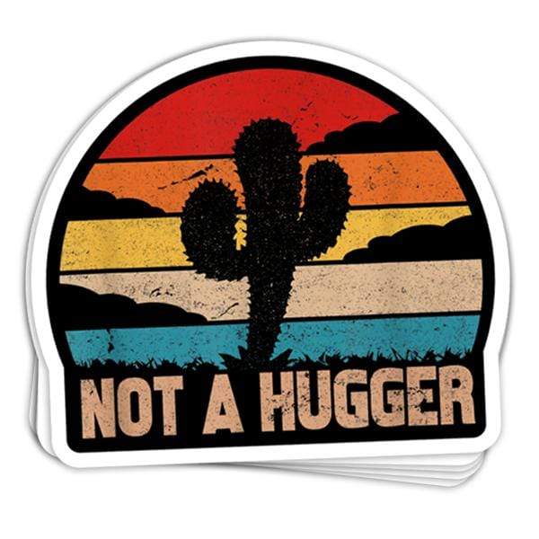 SunFrog-Busted Stickers Cactus Sarcastic Vinyl Sticker