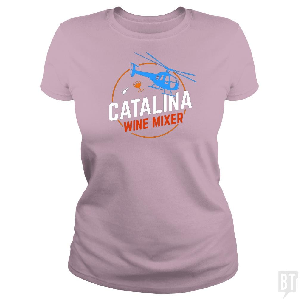 SunFrog-Busted SuperPizzaAwesome2000 Classic Ladies Tee / Light Pink / S Catalina Wine Mixer